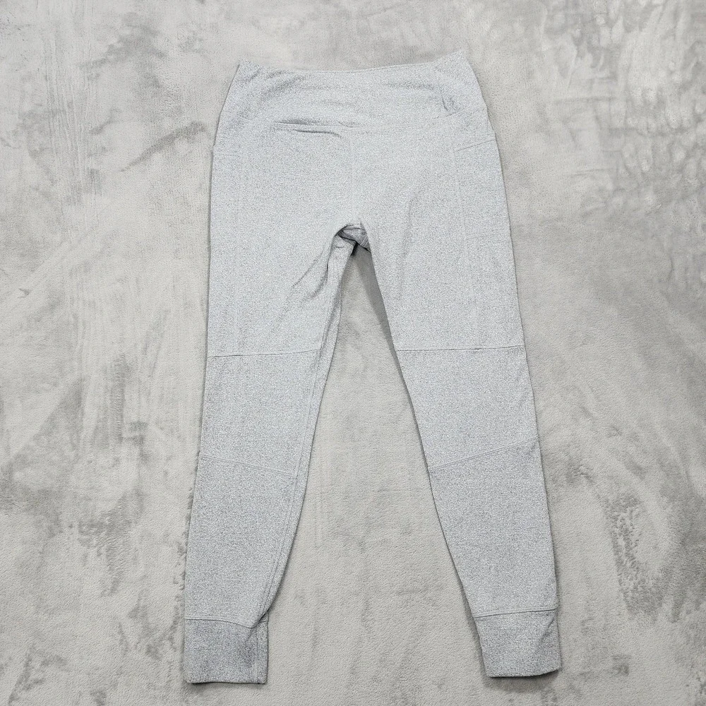 Kyodan Leggings Womens L Gray Jogger Knit Ankle Stretch Yoga Gym Workout Casual‎